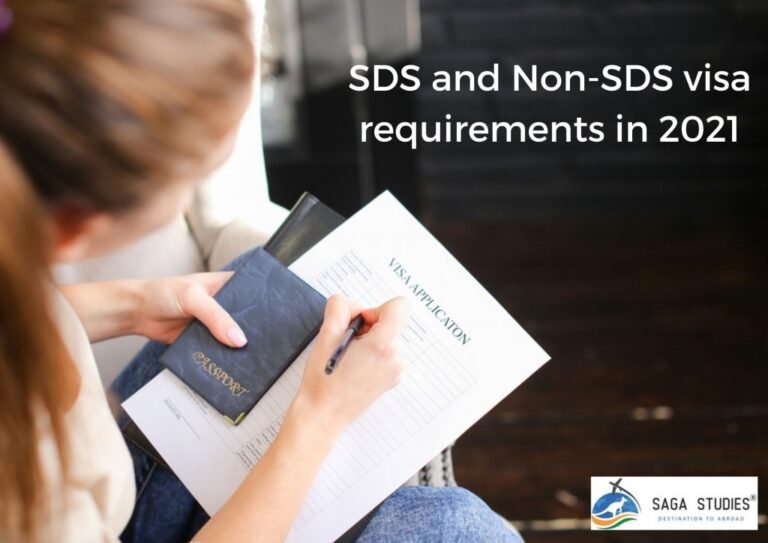 SDS And Non SDS Visa Requirements In 2021 Saga Studies