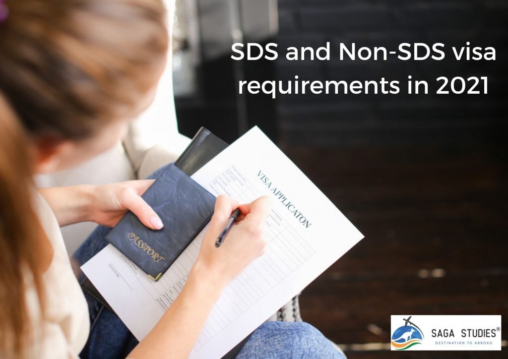 SDS And Non SDS Visa Requirements In 2021 Saga Studies Guide