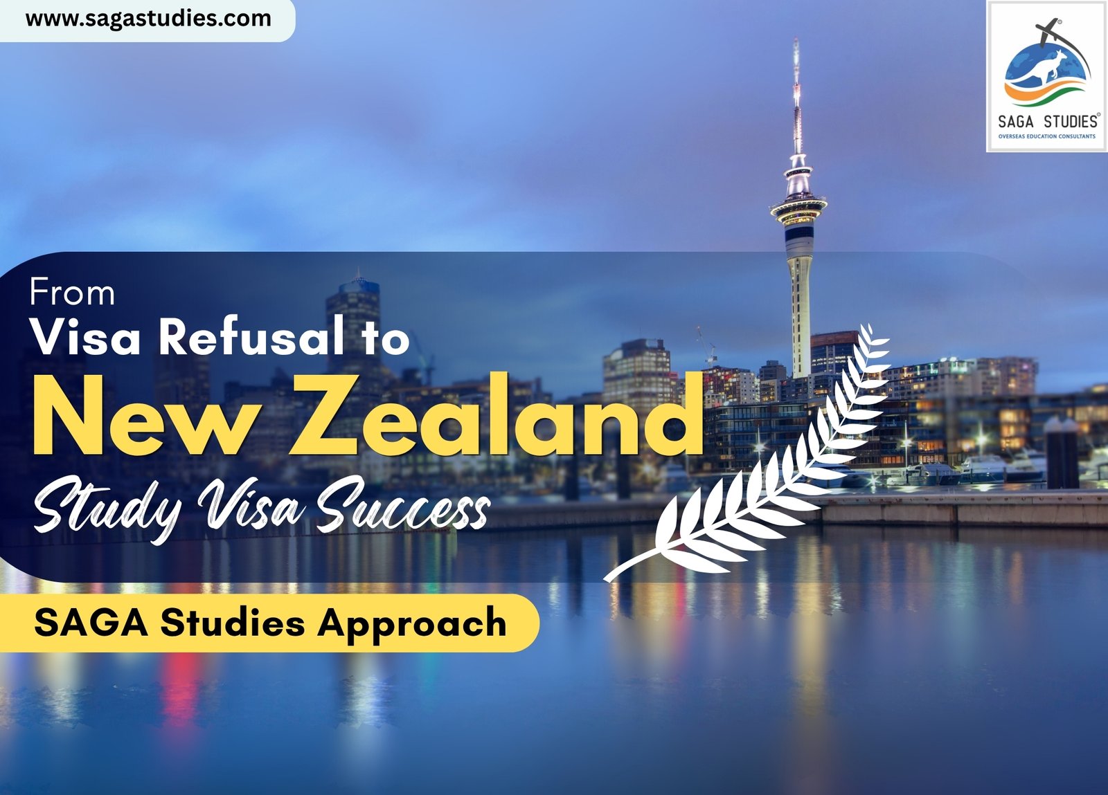 You are currently viewing From Visa Refusal to New Zealand Study Visa Success – Saga Studies Approach